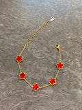 Bracelet Fleurs Délicates – Acier Inoxydable