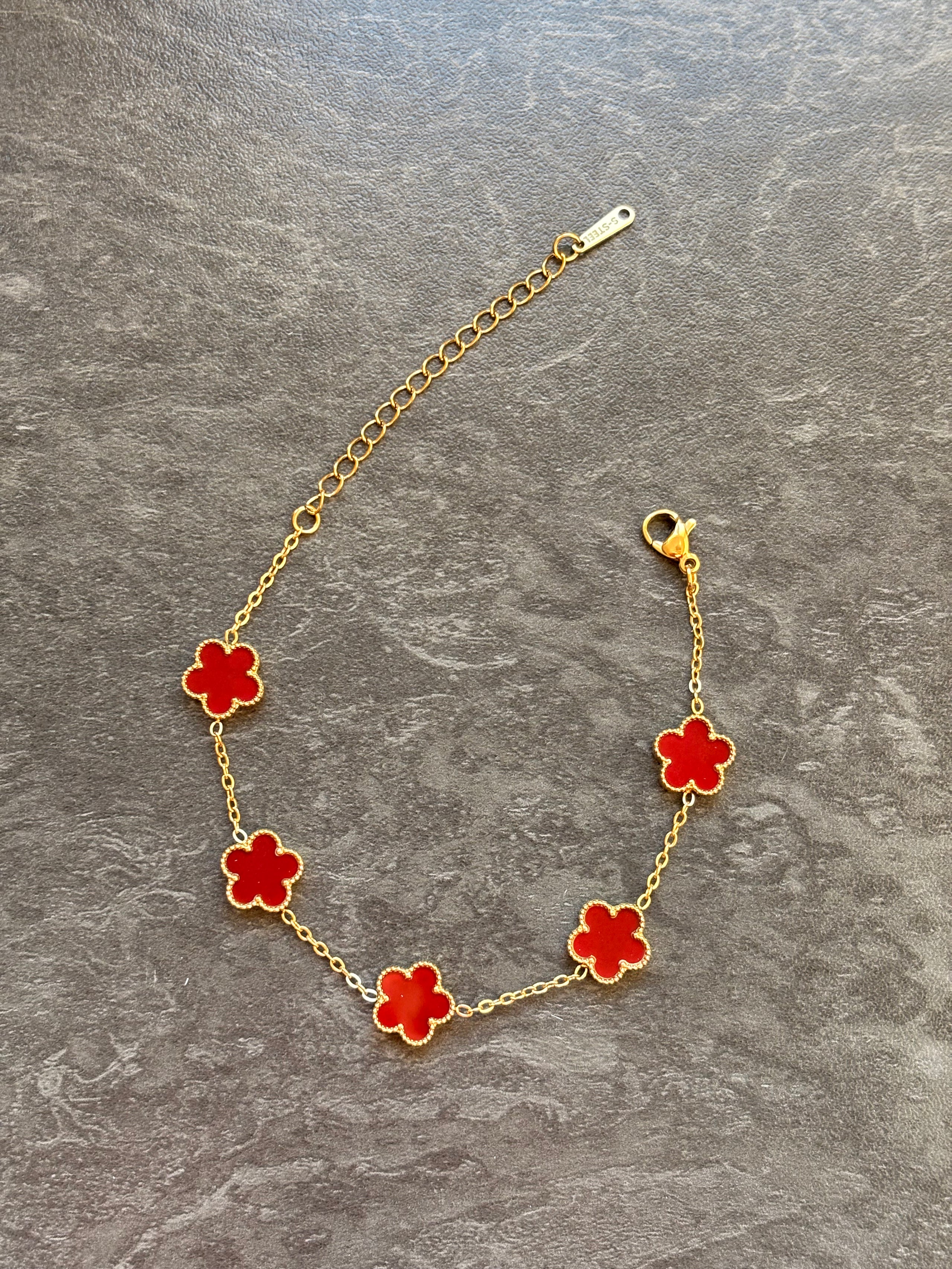 Bracelet Fleurs Délicates – Acier Inoxydable