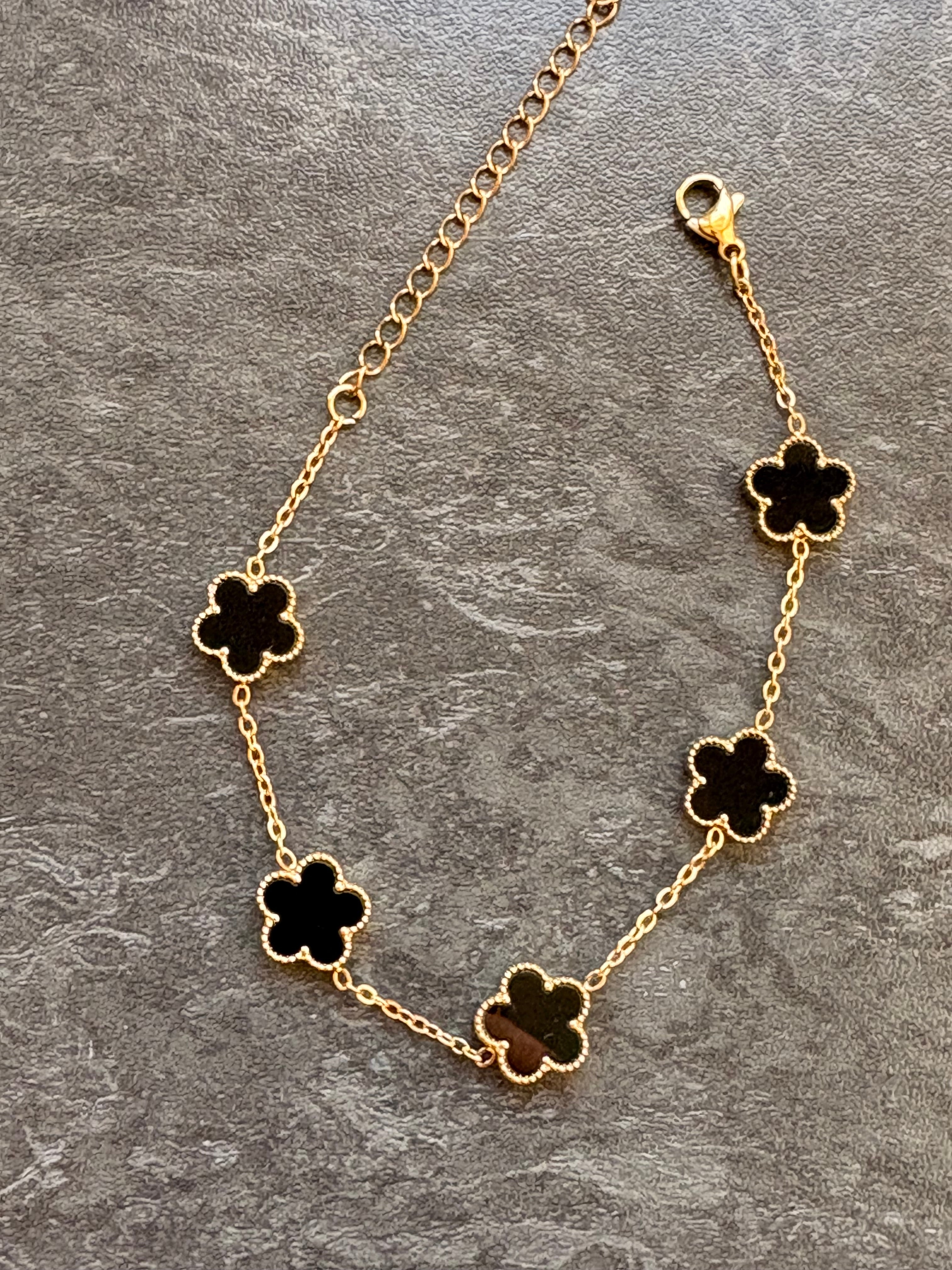 Bracelet Fleurs Délicates – Acier Inoxydable