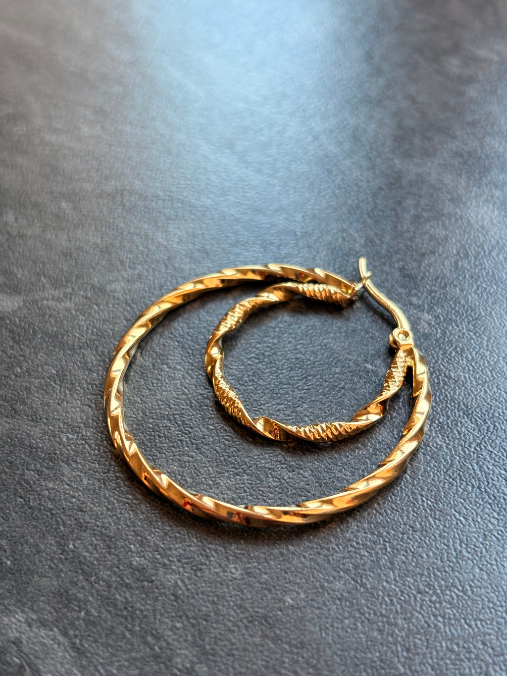 Double Créoles Dorées