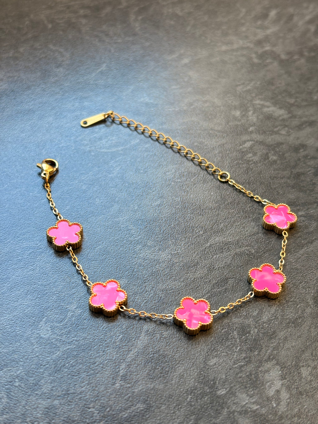 Bracelet Fleurs Délicates – Acier Inoxydable