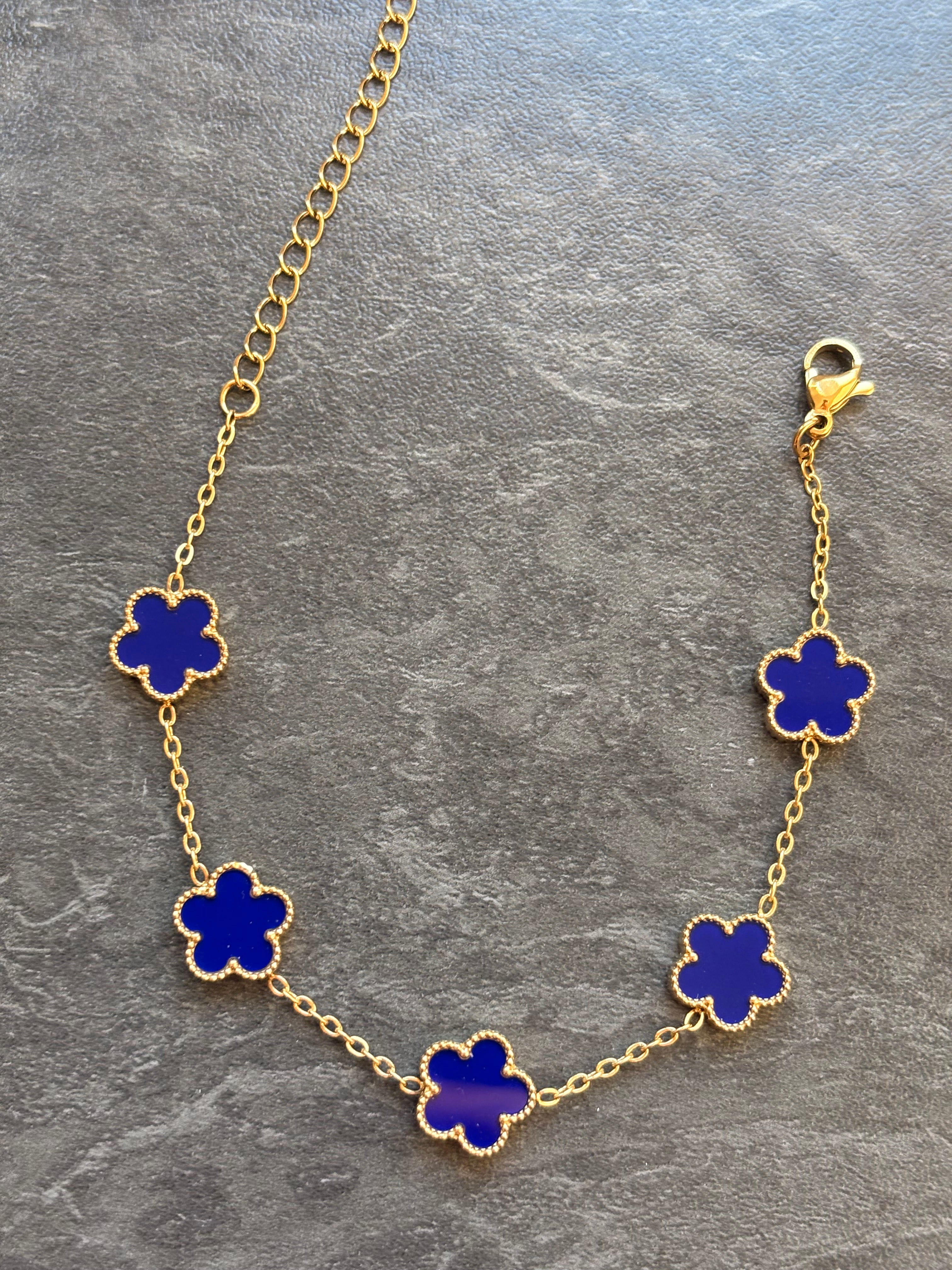 Bracelet Fleurs Délicates – Acier Inoxydable