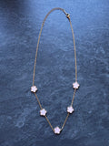 Collier Fleurs Élégance – Acier Inoxydable