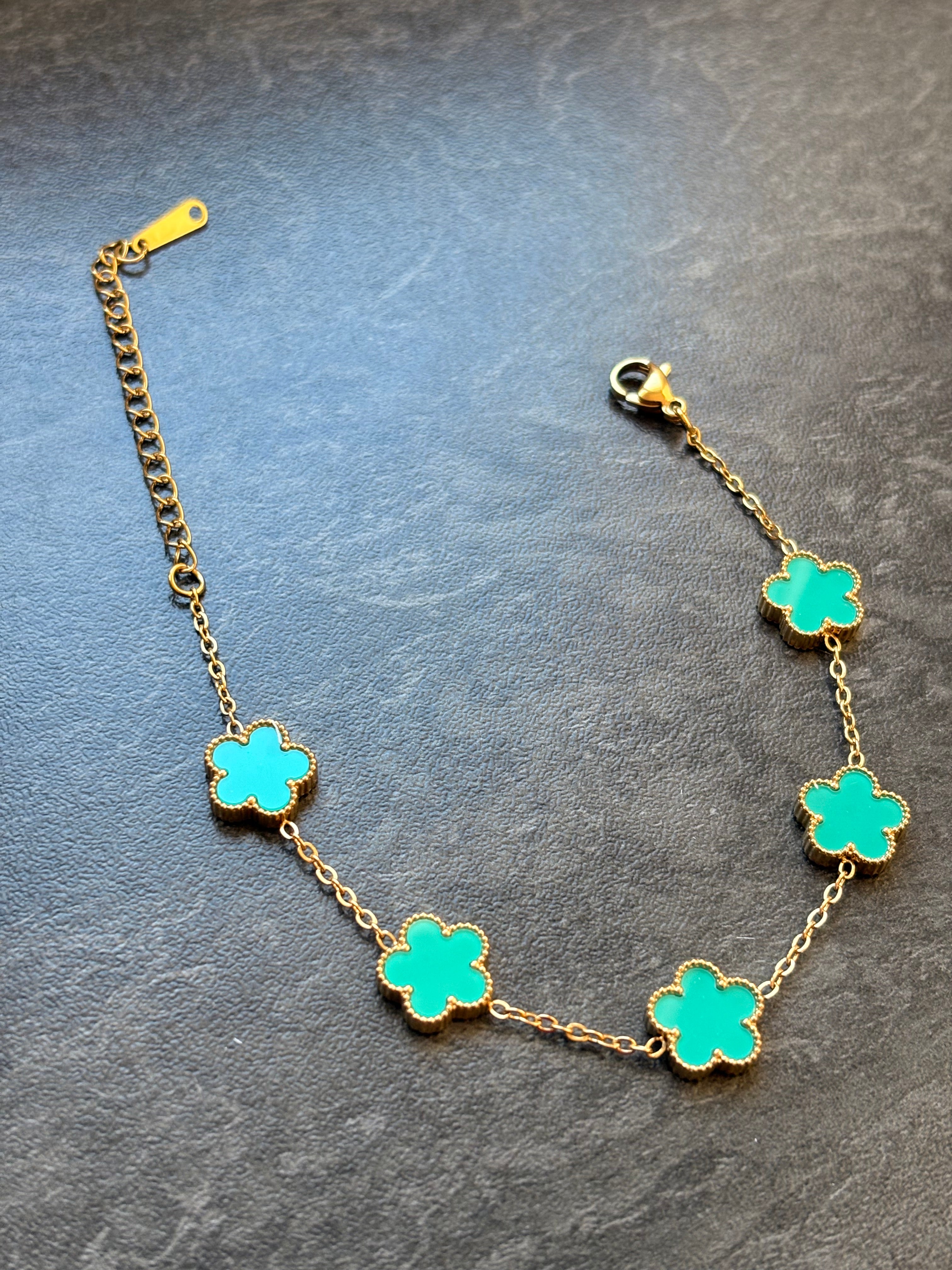 Bracelet Fleurs Délicates – Acier Inoxydable