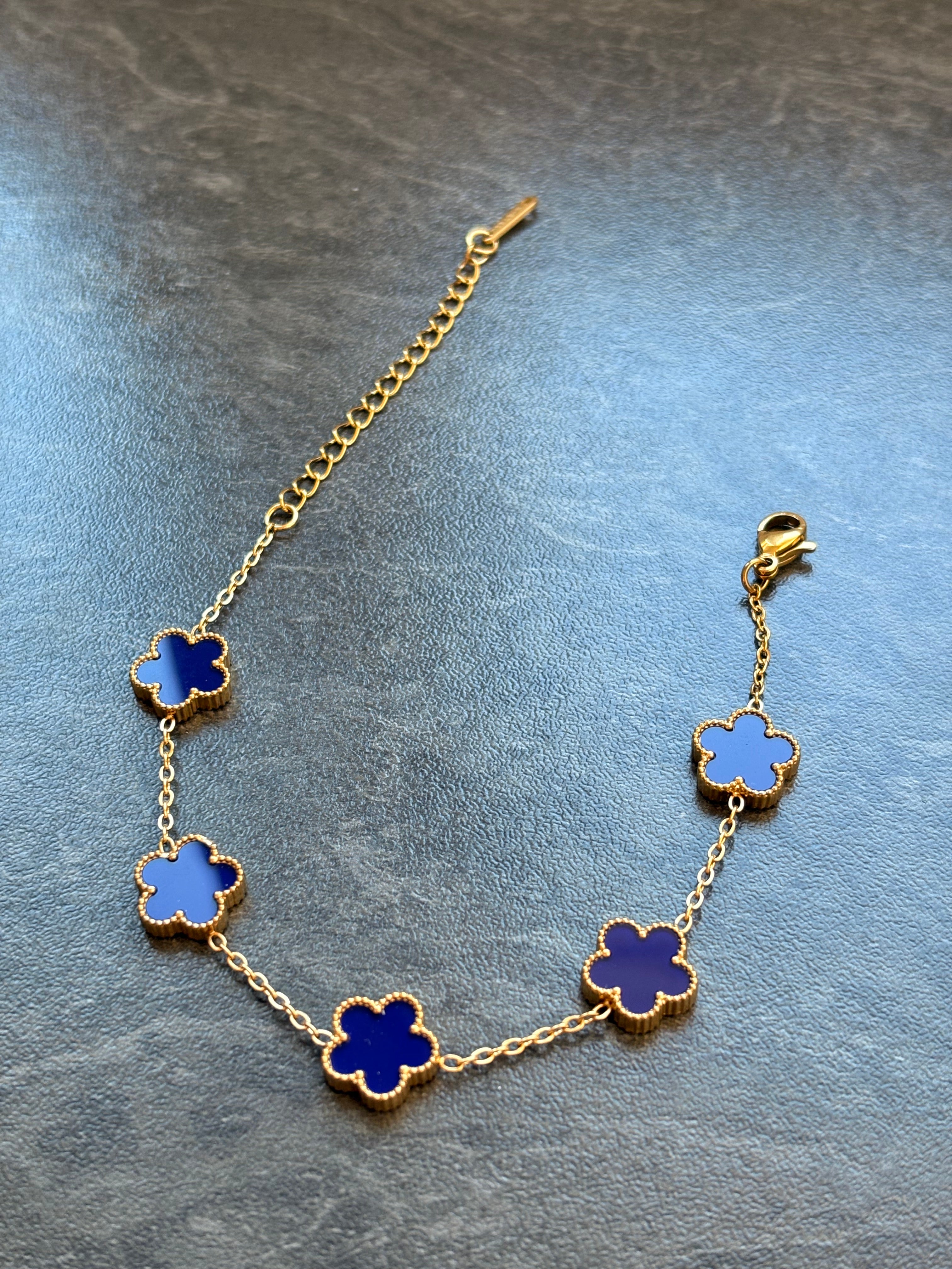 Bracelet Fleurs Délicates – Acier Inoxydable