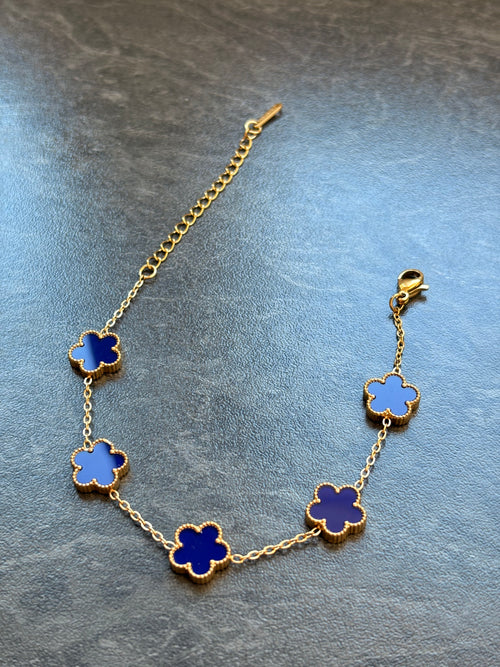 Bracelet Fleurs Délicates – Acier Inoxydable