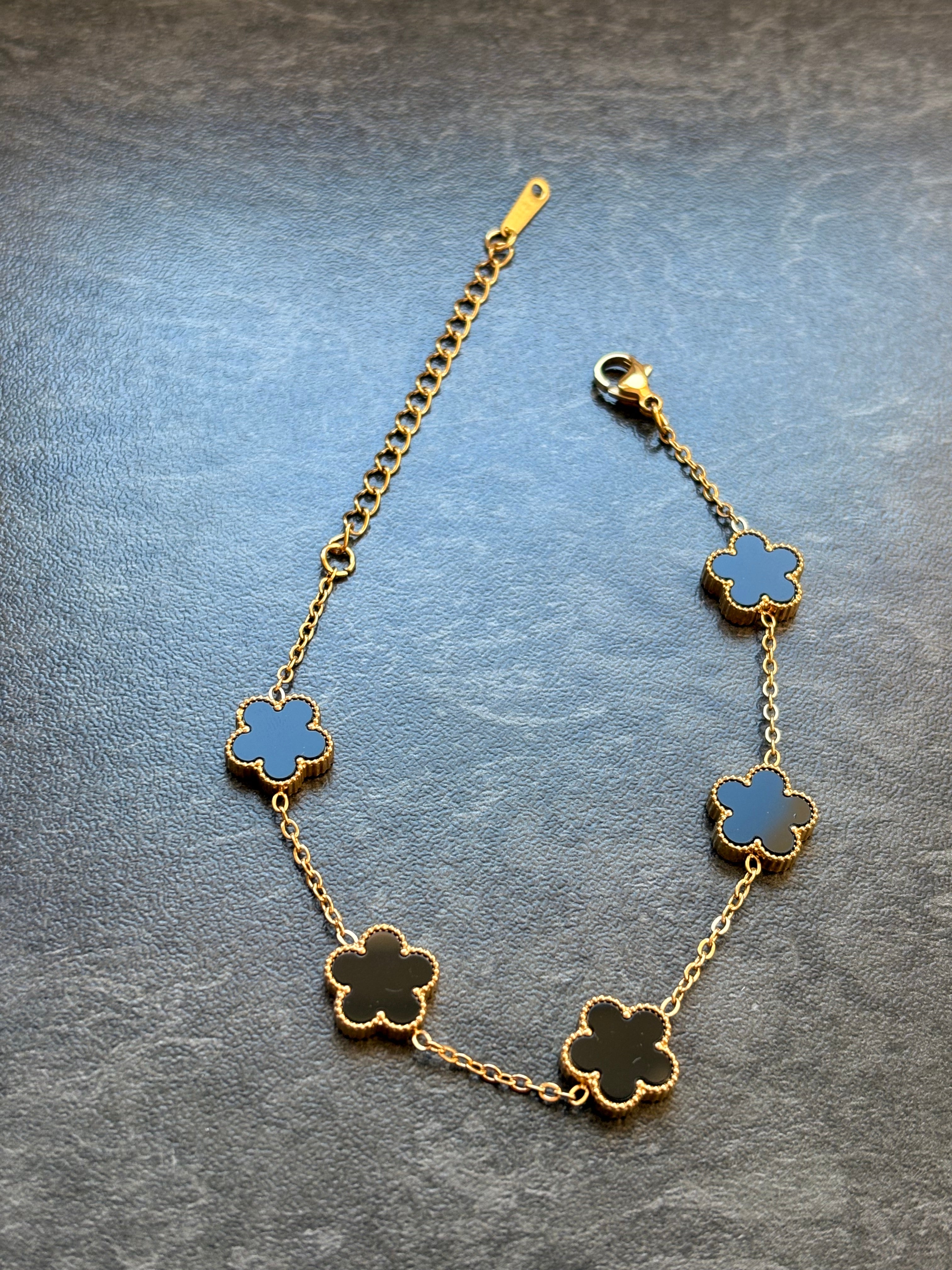 Bracelet Fleurs Délicates – Acier Inoxydable