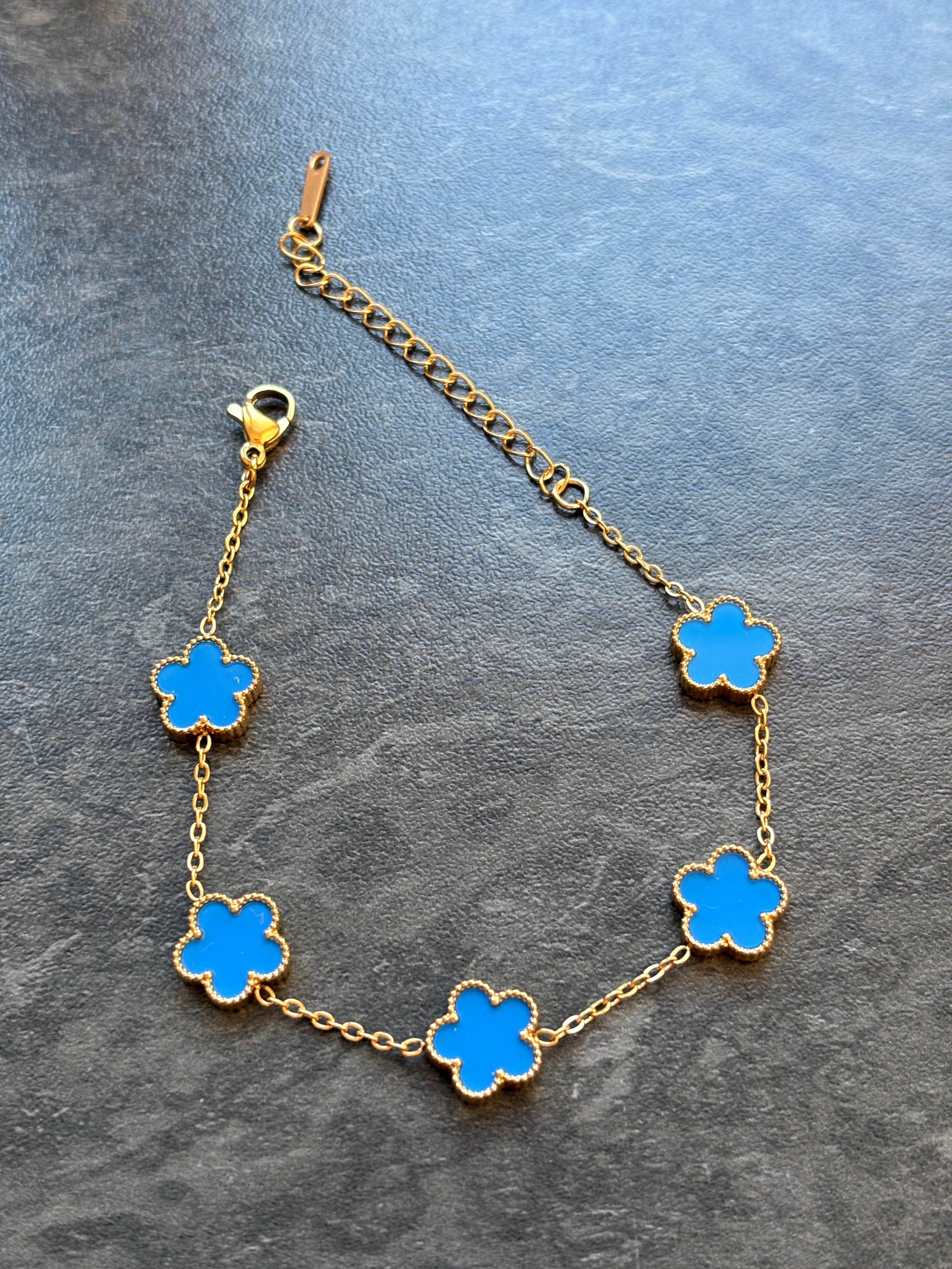 Bracelet Fleurs Délicates – Acier Inoxydable