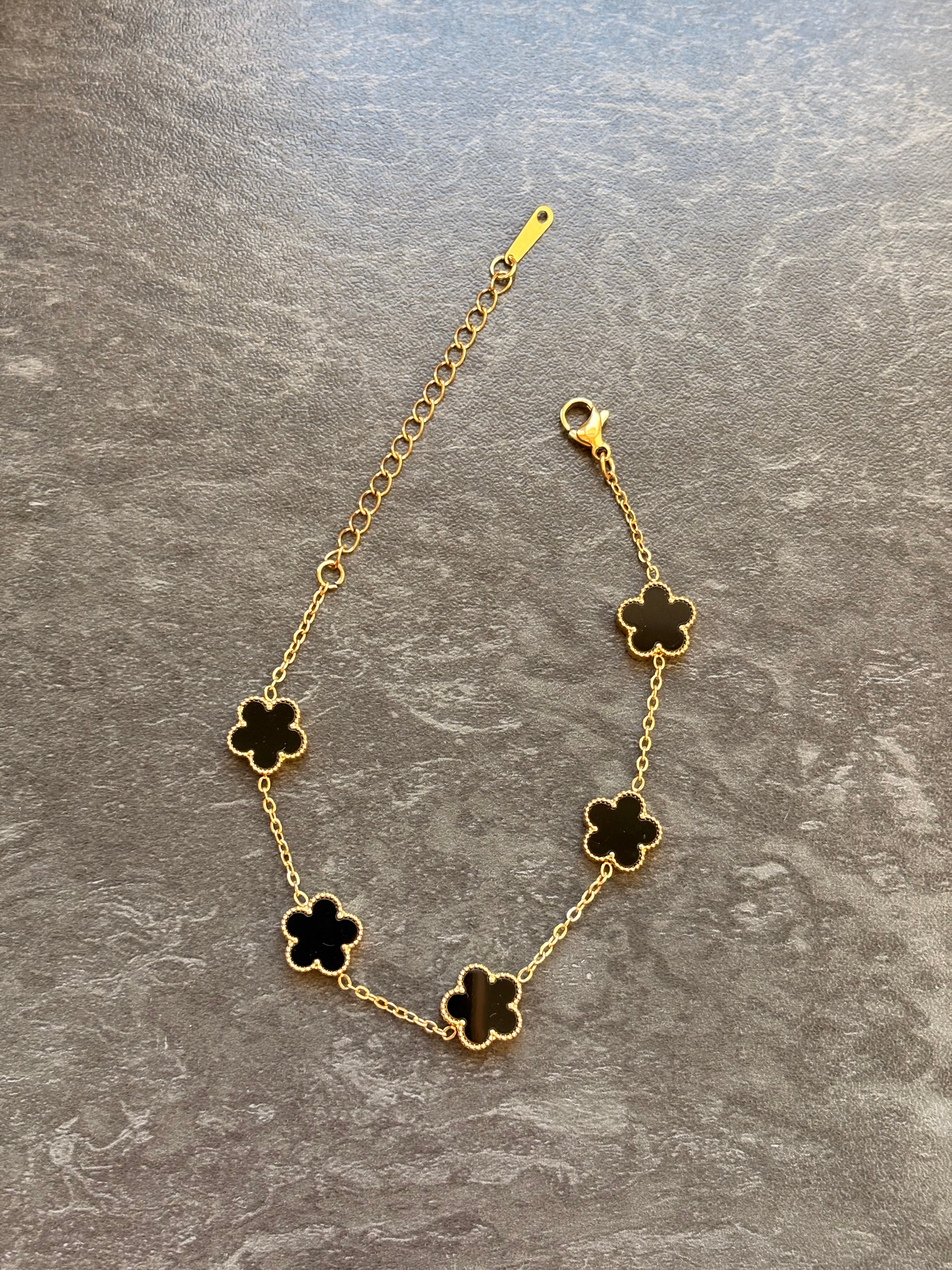 Bracelet Fleurs Délicates – Acier Inoxydable
