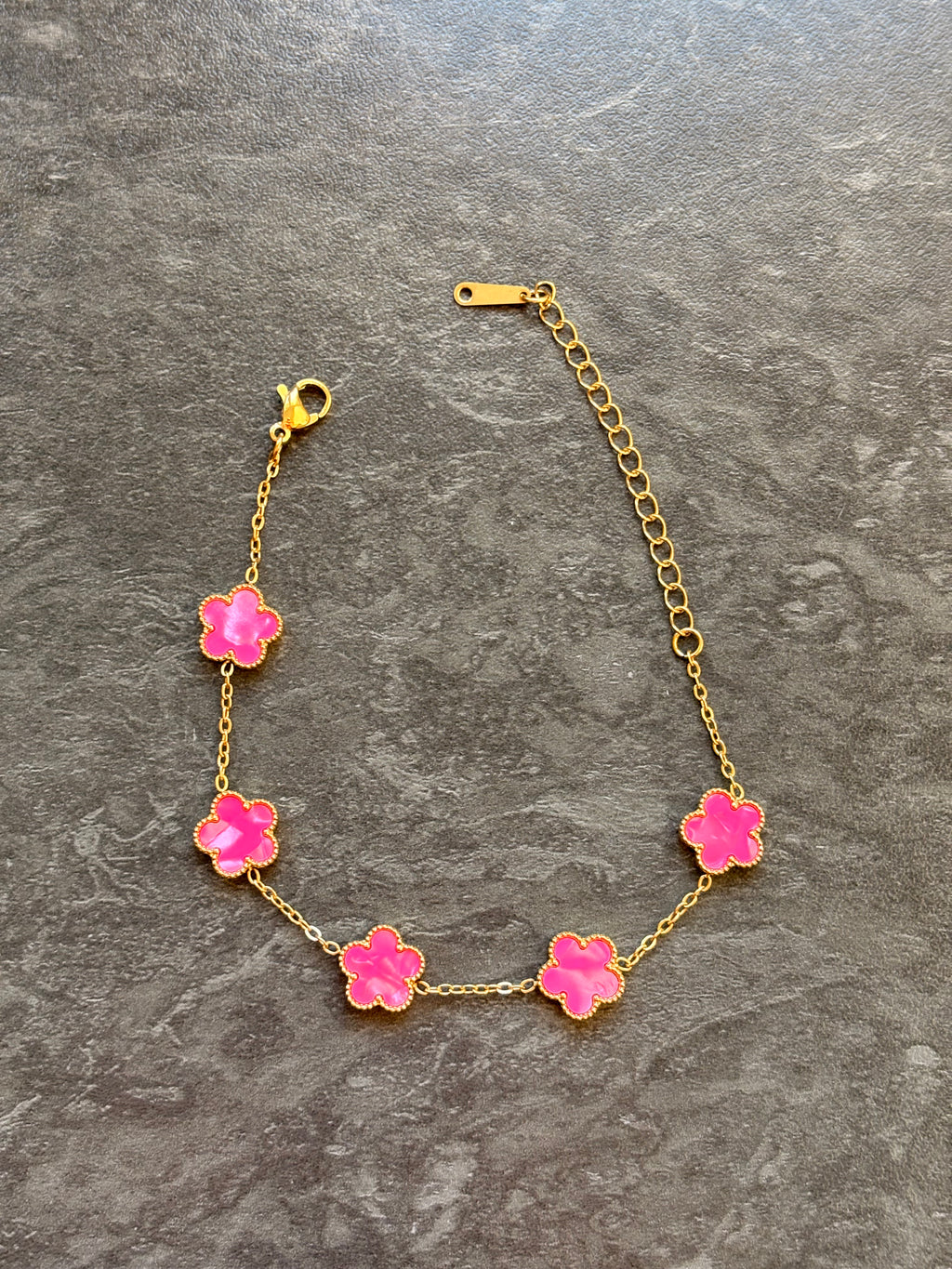 Bracelet Fleurs Délicates – Acier Inoxydable