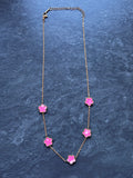 Collier Fleurs Élégance – Acier Inoxydable