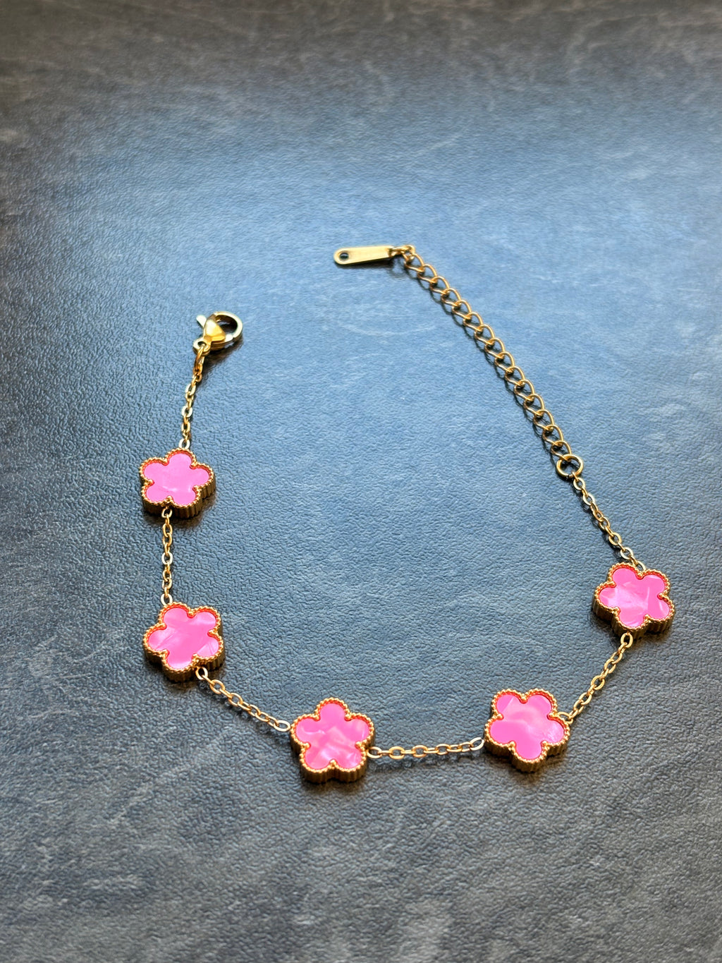 Bracelet Fleurs Délicates – Acier Inoxydable