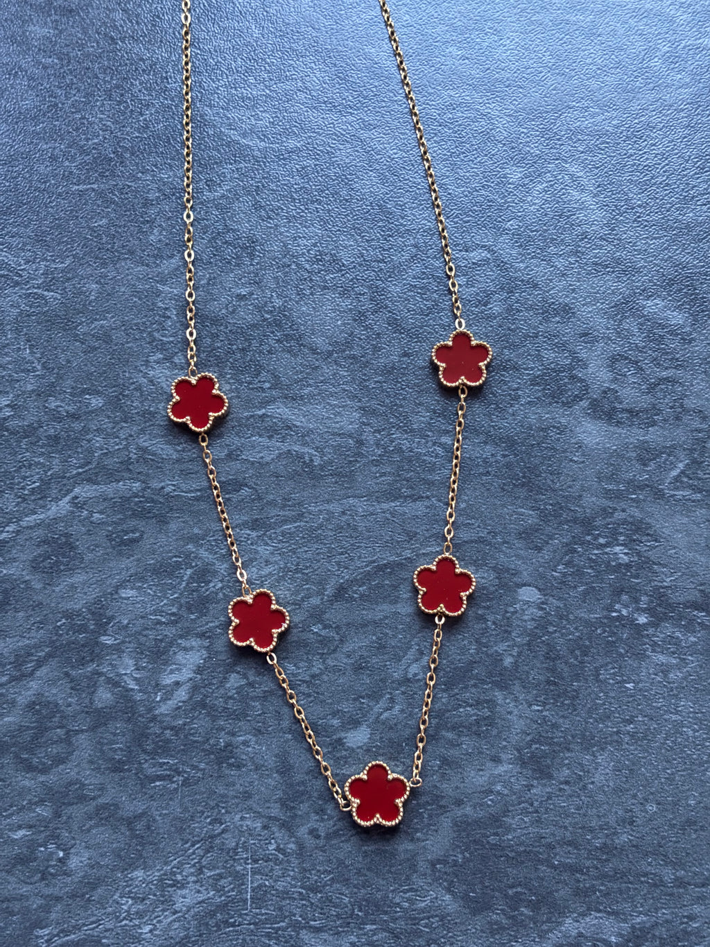 Collier Fleurs Élégance – Acier Inoxydable